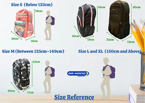 Dr. Kong Small Backpack - Model DK-1100192A - Midnight Blue | Retail Price: $119.90